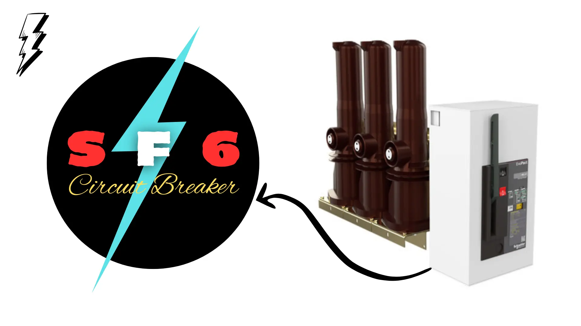 SF6 Circuit Breaker Working Principle in Marathi