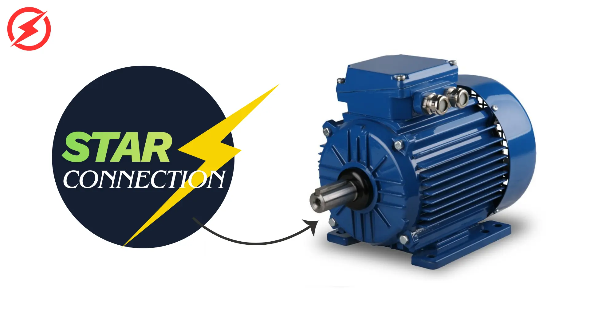 Motor Star Connection in Marathi