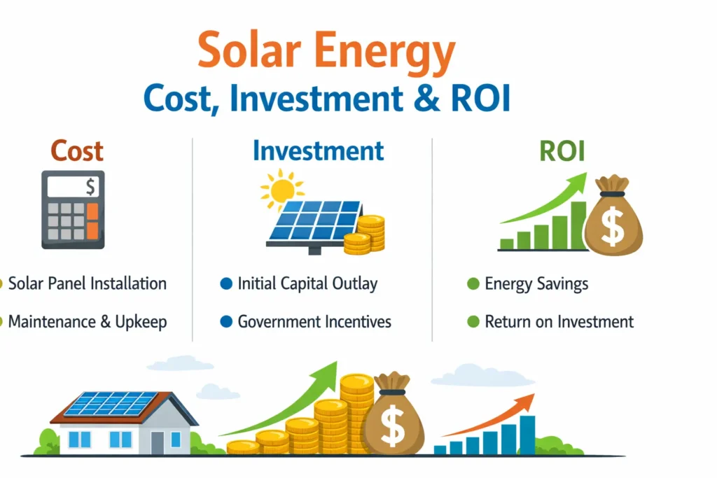 Solar Energy Cost, Investment & ROI in Marathi